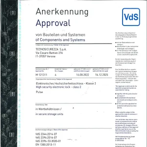 Pulse - VdS Certificate